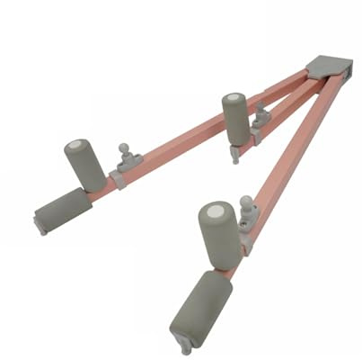 Bärbar Bensträckare, Träningsmaskin For Bensträckning, Justerbar Längd 71–112 Cm, Med Svampfötter For Adduktor Som Sträcker Sig Upp Till 180°