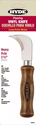 Hyde Tools 20450 2-1/2-Inch Vinyl Long Point Knife