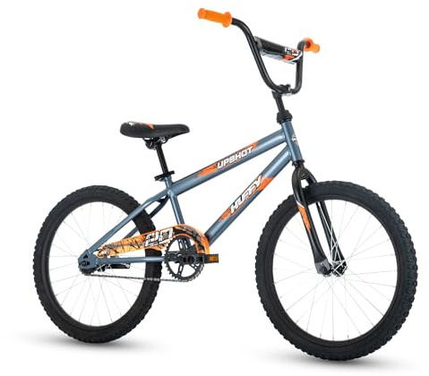 Huffy Upshot 12/16/20 Inch Boy's Bike for Kids, Multiple Color Options Available, Removable Training Wheels, BMX Design, Designed for Growth, Durable Construction, Quick Connect Assembly