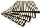 GOODS EMPORIUM Wood Panels for Walls - 4 Pack Slat Wall Panelling | MDF Wall Cladding Panels | 3D Acoustic Wooden Planks Decorative Slats Feature Wall (Oak)