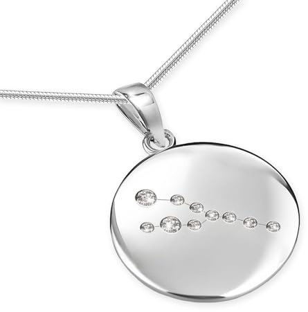Silverhalsband Med Oxen Stjärntecken Hänge För Unika Gåvor