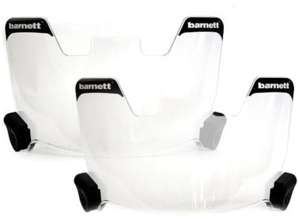 Barnett Visier klar, Fußball und Lacrosse Helm Augenschutz (2 Stück)