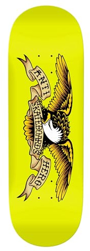 Anti Hero Skateboard Deck Shaped Eagle Horse Pill Yellow 10 x 32
