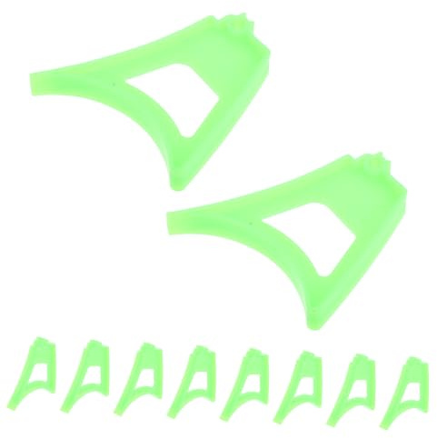 OSOLADY 10pcs Vehicle Fire Extinguisher Mount Kit Plastic Bracket for Easy Installation Space Saving Support Compatible Extinguisher Models