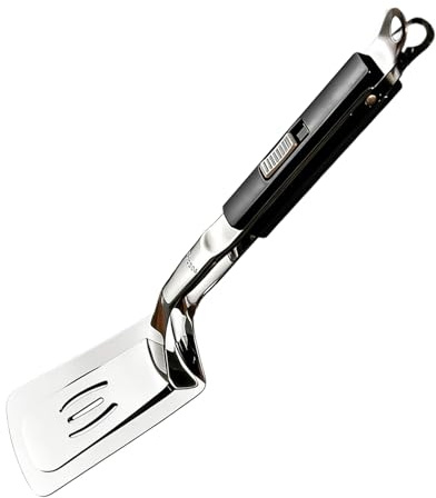 Pinza Spatola Per Griglia Pinze per Alimenti in Acciaio Inossidabile con