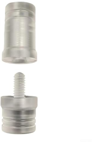 1 * Protezione Giunto Filo Cap Pool Stecca Joint Cap Biliardo Stecca Cap Acrilico Per 5/16-18 Cue Joint Design a due pezzi