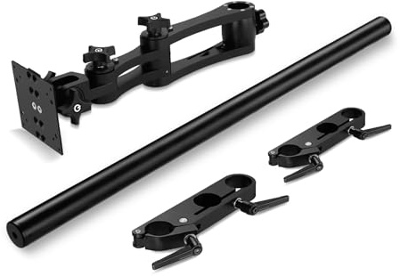PROAIM Monitor ledad arm för videokameravagn. 75 mm/100 mm standardmonteringsmönster. Kompatibel med Victor-serien, Atlas och Sound Chief Carts. Stöder upp till 25 kg/55 lb (VCTR-MA-01)