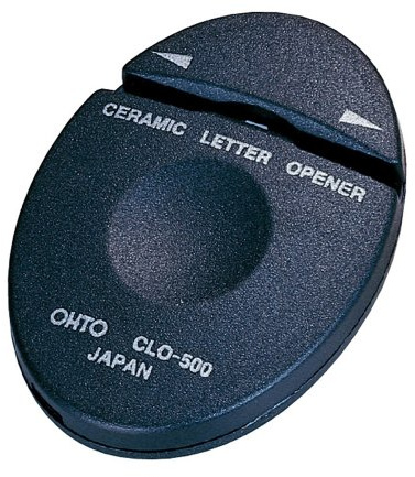 Auto Ceramic Black Letter Opener (Japan Import)
