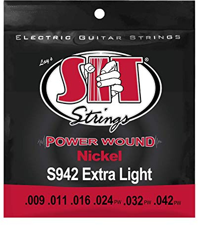 SIT 9-42 Powerwound Nickel Electric Extra Light Guitar Strings