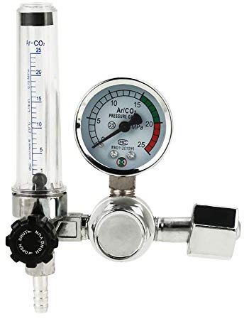Tryckregulator Argon, 0-25MPa Argon Tryckregulator Gastrycksregulator Gasmätare För Mig Tig-svetsning