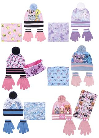 Characters Cartoons Nackvärmare babyhandskar olika karaktärer, Rosa NaNaNa, one size