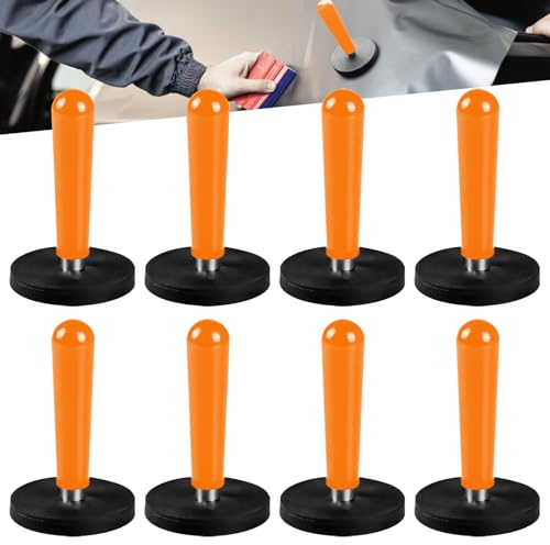 LEKEFETO 8 imanes de montaje para automóviles: soporte magnético para embalaje, imanes de montaje, herramienta de lámina para papel de aluminio, envoltura de coche, lámina de coche, envoltura de