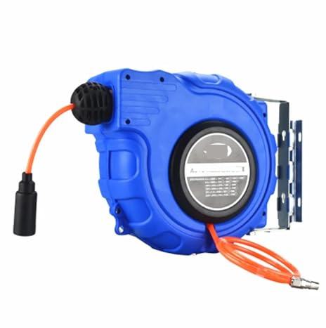 10M 15M 20M Car Air Hose Reel Pneumatic Hose PU Tube OD 8mm ID 5mm Automatic Retractable Reel Telescopic Drum Hose PU8*5(20M)
