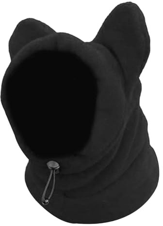 Bonnet pour Chien Hiver - Réglables Capuche pour Animaux avec Oreilles - Bonnet Chaud d'hiver pour Temps Froid, Camping, Randonnée, Extérieur