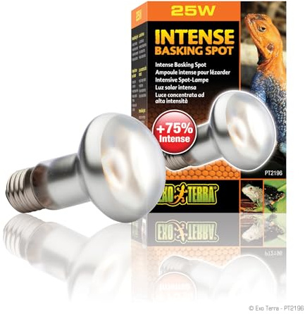 Exo Terra Intense Basking Spot, Wärmespotlampe, R20, 25W, Fassung E27, 1 Stück (1er Pack)