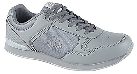DEK Drive & jack scarpe da bowling uomo, grigio (Grey - Lace up), 40 EU