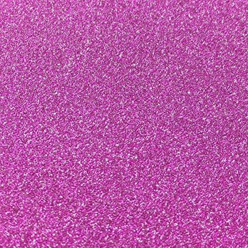 10 Blatt Klebefolie Glitzer Selbstklebende Dekofolie A4 Farbige Bastelfolie Glitter Vinyl Aufkleber für DIY Handwerk Scrapbooking Rosa