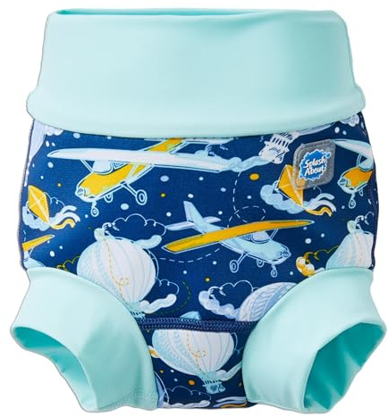 Splash About Happy Nappy Duo Reuseable Swim Nappy for Babies and Toddlers (Up in The Air, 2-3 Years)
