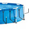 TUSGENK 4 Pack Solar-Poolabdeckungshalter, Verstellbare Pool-Aufbewahrungshaken Halten Solarabdeckungen/Decken Vom Boden fern, U-förmiges Eisenrohr-Set für Gerahmte Oberirdische Schwimmbäder