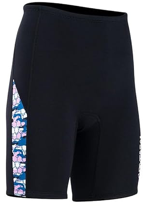 EUPTE 2 mm dam/män delad kropp varm dykväst, surfing och simning, dykshorts (damshorts, S)