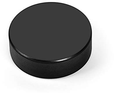 AceFox Official Ice Hockey Pucks - 6oz Regulation Size (3 Diameter, 1 Thickness) - 4-Pack Black Training Pucks