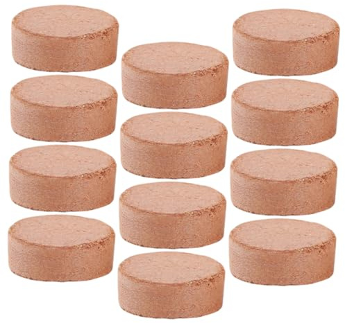 TOYANDONA 60piezas Bloque De Plántulas De Fibra Natural Tierra Nutritiva para Jardinería Suelo Comprimido para Plantación De Vivero para Cactus y Plantas De Interior
