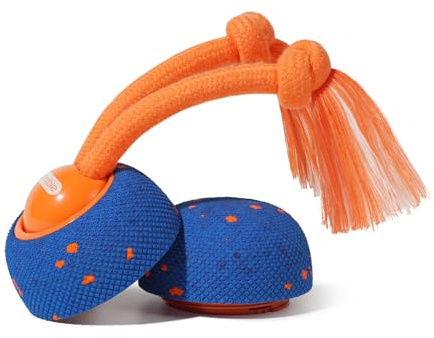 Cheerble Coques de Rechange pour Jouet pour Chien, Wicked Ball Rolly - Set de Coque et Cordon Remplaçables, Bleu