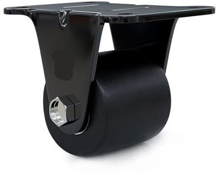 Rotella fissa in nylon for carichi pesanti da 2 pollici con baricentro basso da 1 pezzo. Rotella fissa for mobili e industria pesante