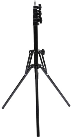 ULTECHNOVO Trípode Plegable para Vídeo y Luz, Soporte de Sujeción Resistente, Compacto y Ligero, Altura Ajustable, Trípode para Exteriores y Teléfonos, Adecuado para Viajes y Transmisión