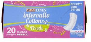 Lines Proteggislip Distesi 100% Cotone, Pacco da 24 Proteggislip