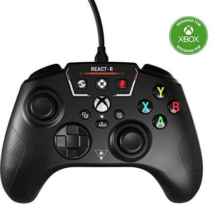 Turtle Beach React-R Controller Black - Xbox Series X|S, Xbox One and PC