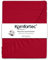 Komfortec Mikrofaser Spannbettlaken 200x200 cm – Weiches Spannbetttuch mit Rundumgummi – Fitted Sheet für Matratzen bis 30 cm – Rot – Oeko-Tex – Pflegeleicht & Hautfreundlich – 90g/m²