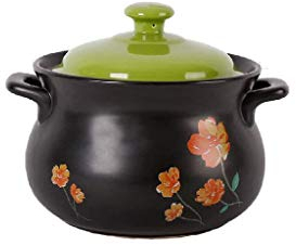 YANYUESHOP Enameled Cast Iron Casserole Dish with lid, Perfect for Braising, Slow Cooking, Simmering and Baking