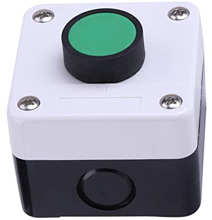 Nimomo Scatola di Controllo a Pulsante, con Interruttore a Pulsante Verde Resistente alle Intemperie per Apriporta