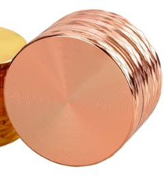 Golden Bell Herb Grinder Premium Zinc Alloy Spice Grinder with Pollen Catcher and Magnetic Lid for Grinding Herbs, Spices - 2