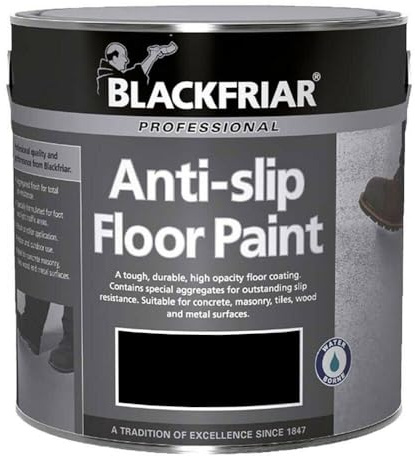 Blackfriar Anti Slip Floor and Step Safety Paint Black - 5 Litre