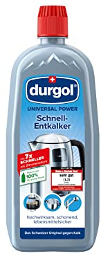 Durgol universal power Schnell-Entkalker – Kalkentferner für alle Haushaltsgeräte – Deutsche Version – 2 x750ml