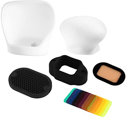 Easy Hood Cúpula Difusora de Flash para Cámara, Kit Profesional Softbox, Set Difusor de Flash para Iluminación Fotográfica, Accesorios Magnéticos para Difusor de Luz, Control Superior de La Luz