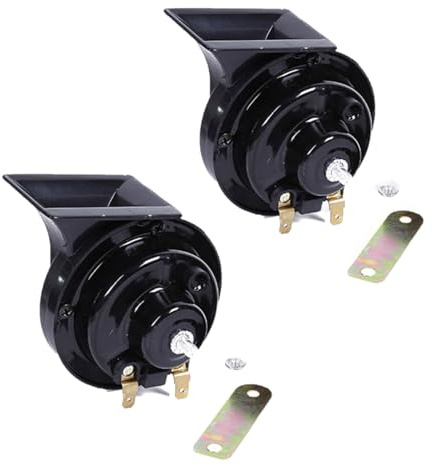 Moto 12V Clacson Tromba Auto - 2 Pezzi Lumaca Corno - Potenti per Treno