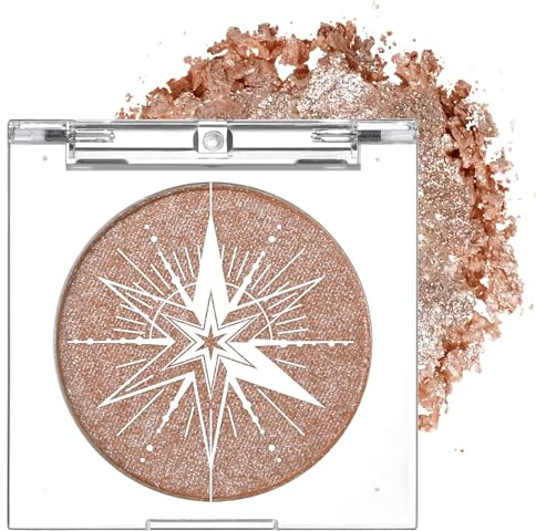 Erinde Glitzer Lidschatten Palette, Cream Shimmer Eyeshadow Palette, Wasserdichte Lang Anhaltender Lidschattenpalette, Metallic Eye Glitter Palette, Koreanische Augen Makeup Kosmetik #Cowboy