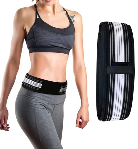 Sacroiliac SI - Cinturón de cadera articular, circunferencia de 109 cm, antideslizante, ajustable, soporte de espalda para ciática, cinturón de alivio de espalda baja para mujeres y hombres, productos