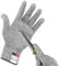 10 Pair Large Cut Resistant Gloves, Cut Proof Work Glove Level 5 Protection M for Kids&Adults, Wood Whittling Gloves Food Grade Safety Glove for Meat Cutting, Wood Carving, Shucking Fish (Gray)