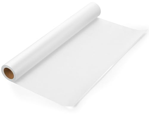 Tracing Paper Roll 43cm x 23m, Sketching & Tracing Paper for Drawing Dressmaking Sewing Pattern and Crafts, White, Translucent