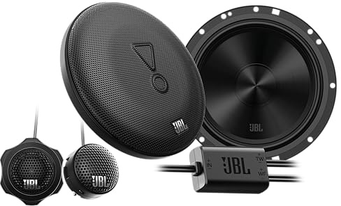 JBL Stage2 65C Gen2 sistema altoparlanti componenti 2 vie 6,5 pollici 90 W RMS, 720 W picco, 4 Ω, 90 dB, woofer in polipropilene Plus One™, tweeter PEI, crossover, suono chiaro e preciso