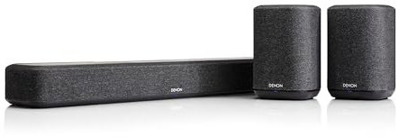 DENON Sistema audio surround wireless Home 5.0 Dolby Atmos, soundbar 550 + 2x altoparlanti 150
