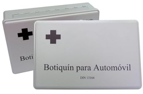 Botiquín de primeros auxilios para el coche