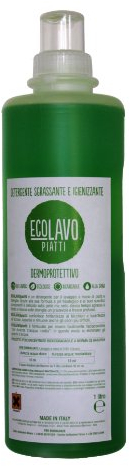 Ecolavo Detergente Sgrassante e Igienizzante per Piatti - 1000 ml
