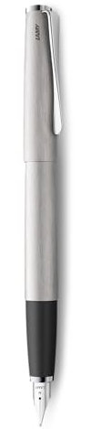 Lamy Studio Fountain Pen, Brushed Stainless Steel, Extra-Fine Nib (L65EF)