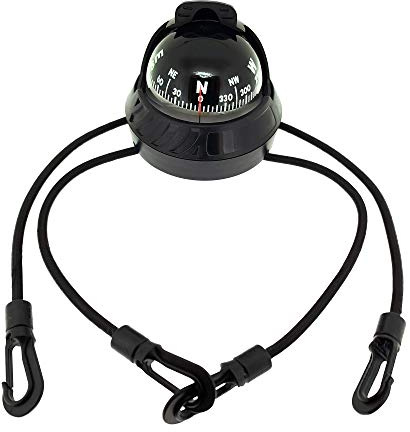 Sun Company SeaTurtl Kayak Compass - Full-Size Mountable Marine Compass with Adjustable Hood
