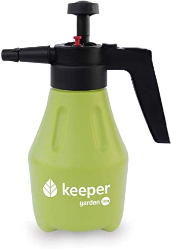 Keeper Pulverizador Bomba a Presión Garden 1000 | 3 Modos de Pulverización | Uso Doméstico y Jardinería | Depósito Graduado 1L | Pulverizador de Presión con Filtro